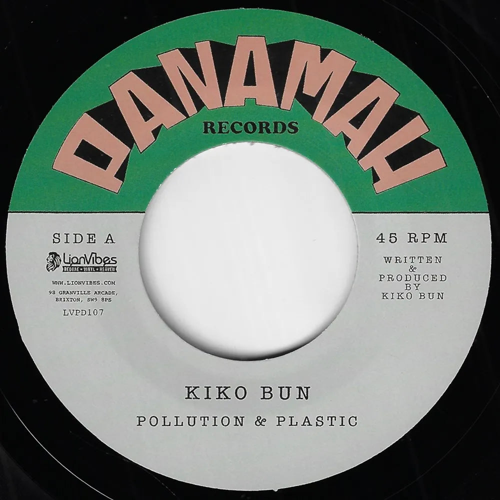 Kiko Bun - Pollution & Plastic - Import 7 inch Single Record