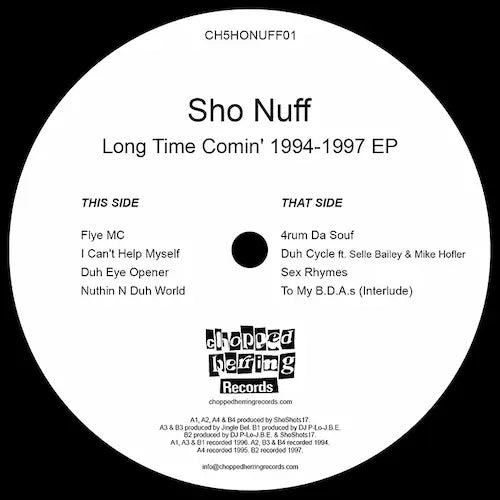 Sho Nuff (Hip Hop) - Long Time Comin' 1994-1997 Ep  - Import LP Record