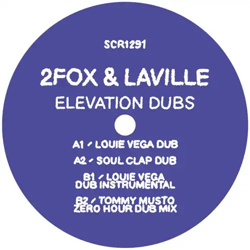 2Fox & Laville - Elevation  - Import 12 inch Record