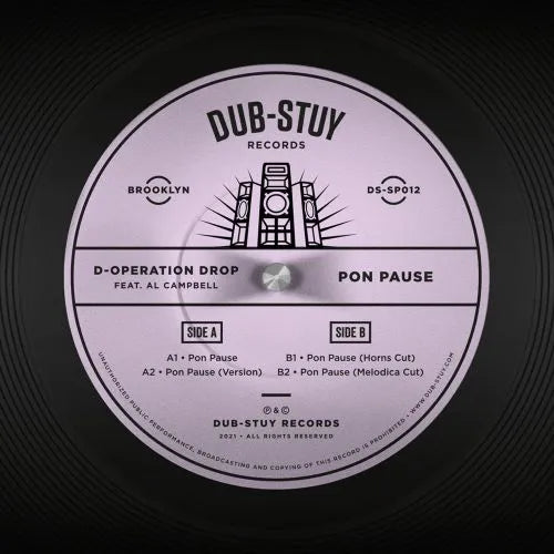 D-Operation Drop - Pon Pause - Import 12 inch Record
