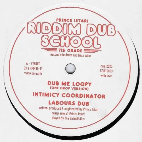 Prince Istari - Riddim Dub School 7Th Grade - Import 12 inch Record