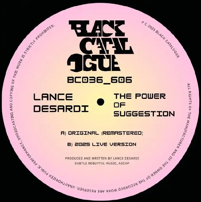 Lance Desardi - Power Of Suggestion  - Import 12 inch Record
