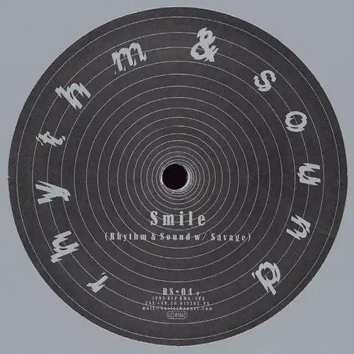 Rhythm & Sound - Smile  - Import 12 inch Record