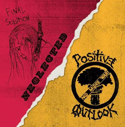 Neglected : Positive Outlook - Split  - Import Black Vinyl LP Record