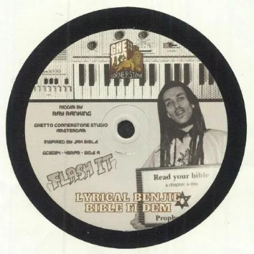 Lyrical Benjie - Bible Fi Dem - Import 7 inch Single Record