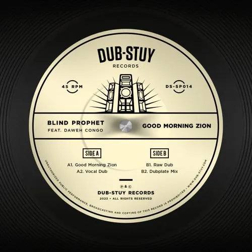 Blind Prophet - Good Morning Zion - Import 12 inch Record