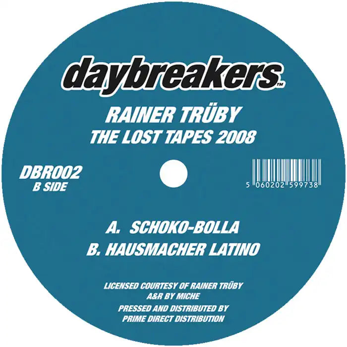Rainer Trueby  - Lost Tapes 2008 - Import 12 inch Record