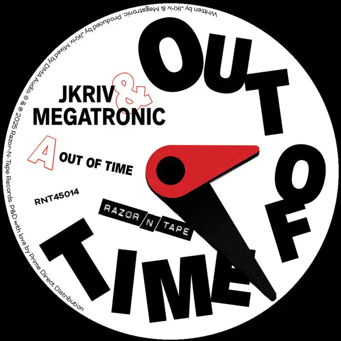 Jkriv & Megatronic - Out Of Time - Import 7 inch Single Record