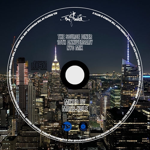 Mass-Hole (Dj Blackass,Medulla) - The Source Diner 10Th Anniversary Ny Mix - Japan CD