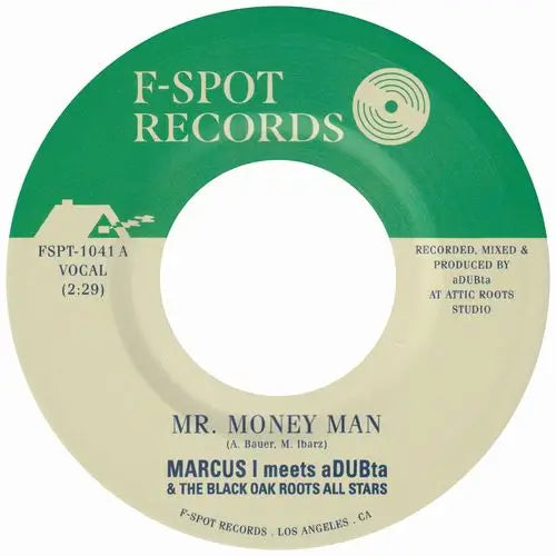 Marcus I Meets Adubta - Mr.Money Man - Import 7 inch Single Record