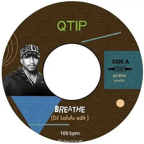 Q Tip / Rappin' Forte - Breathe  - Import 7 inch Single Record