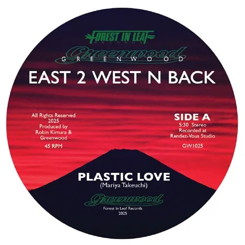 Greenwood  - Plastic Love / Your Eyes  - Import 7 inch Single Record