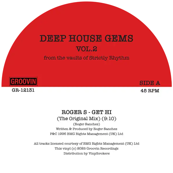 Various Artists (Groovin Recordings) - Deep House Gems Vol.2  - Import 12 inch Record