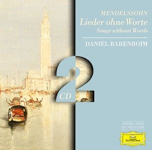 Daniel Barenboim - Mendelssohn: Songs Without Words - Import 2 CD