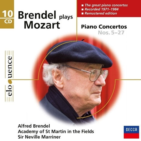 Brendel Spielt Mozart - Die Klavierkonzerte Nr. 5-27 - Mozart :Complete Piano Concertos : Alfred Brendel(P)Neville Marriner / Academy of St.Martin-in-the-Fields - Import 10 CD Box Set Limited Edition