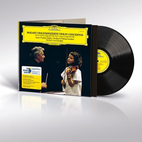 Anne-Sophie Mutter - Mozart :Violin Concerto, 3, 5, : Mutter(Vn)Karajan / Bpo - Import 180g Vinyl LP Record Limited Edition