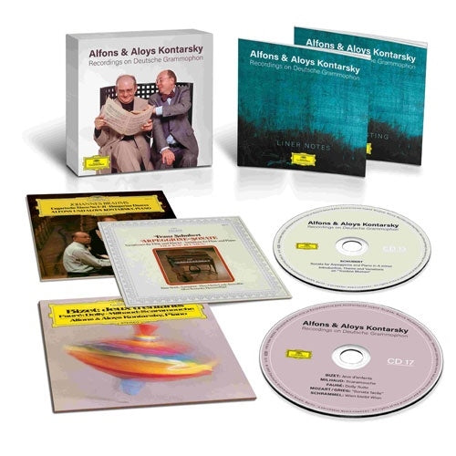Alfons Kontarsky、Aroisu Kontarusukii - Recordings on Deutsche Grammophon - Import 18 CD Box Set