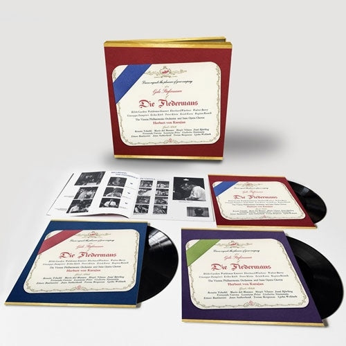 Strauss J: Die Fledermaus - Strauss, Johann II :Karajan / Vpo Guden Kmentt Wachter Berry - Import Vinyl 3 LP Record Limited Edition