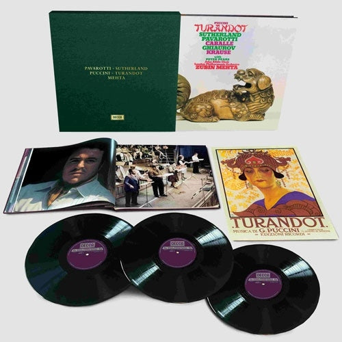 Zubin Mehta - Puccini : Turandot Mehta / Lpo Sutherland Pavarotti Caballe Ghiaurov - Import 180g Vinyl 3 LP Recurd Limited Edition