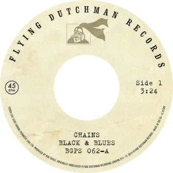 Black & Blues - Chains/A Toast To The People - Import Vinyl 7inch Single Record