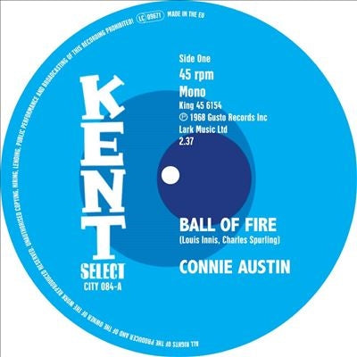 Connie Austin 、 Charles Spuring - Ball Of Fire/You've Got Love On Top Of Love - Import Vinyl 7inch Single Record