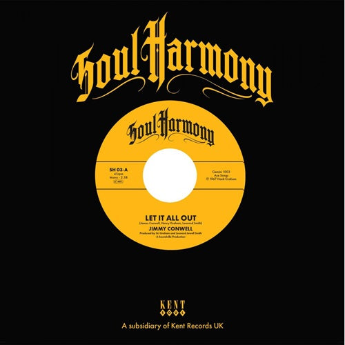 Jimmy Conwell / Exits - Let It All Out / I'M So Glad - Import Vinyl 7 Inch Single Record