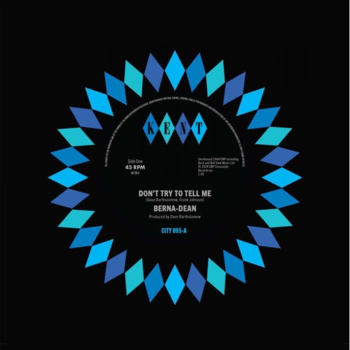 Berna-Dean - Don'T Try To Tell Me / Laughing On The Outside - Import Vinyl 7 Inch Single Record