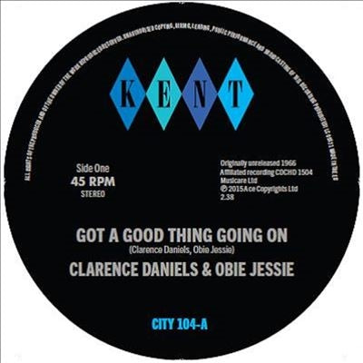 Clarence Daniels & Obie Jessie - Got A Good Thing Going On/Hard Working Girl - Import Vinyl 7 Inch Single Record Limited Edition