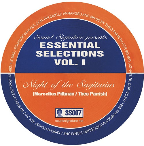 Marsellus Pittman & Theo Parrish - Essential Selections Vol.1 - Import Vinyl 12 inch Record