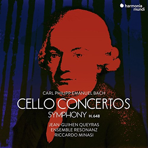 Bach, Carl Philipp Emanuel (1714-1788) - Cello Concertos, Symphony Wq, 173, : Queyras(Vc)Minasi / Ensemble Resonanz - Import CD