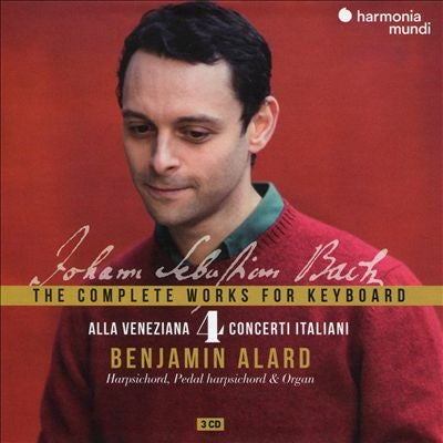 Benjamin Alard - Alla Veneziana - Bach: Complete Works For Keyboard Vol. 4 - Import 3 CD