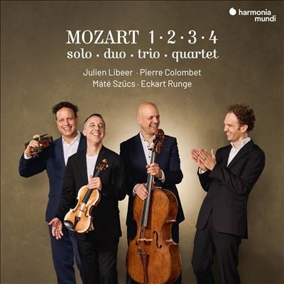 Julien Libeer - Mozart: 1-2-3-4 - Solo, Duo, Trio, Quartet - Import CD