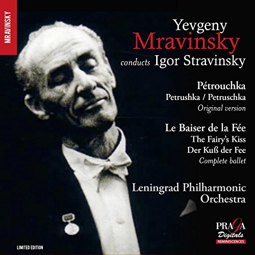 Stravinsky (1882-1971) - Petrouchka, Le Baiser de la Fee : Mravinsky / Leningrad Philharmonic (Hybrid) - Import SACD Hybrid