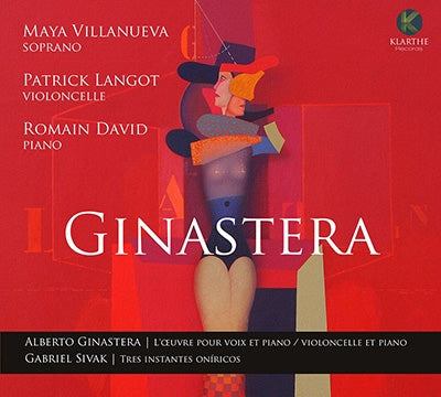 Maya Vyanyueva, Patrick Rangō, Roman David - Ginastera / Oeuvre Pour Voix & Piano, Violoncelle & Piano (L') - Import CD