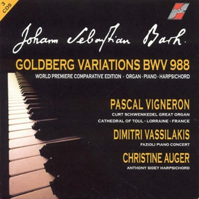 VIGNERON/VASSILAKIS/AUGER - Variations Goldberg - Import 3 CD