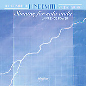 Lawrence Power - Hindemith: Complete Viola Music Vol.2 - Sonatas for Solo Viola - Import CD