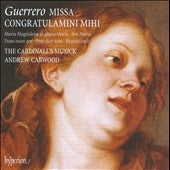 Andrew Carwood - Guerrero: Missa Congratulamini mihi, Motets - Import CD