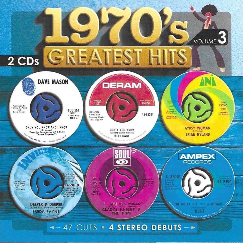 Various Artists - 1970's Greatest Hits. Vol. 3-47 Cuts-4 Stereo Debuts - Import CD