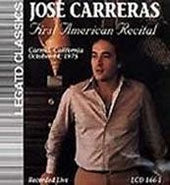 Jose Carreras - Jose Carreras - First American Recital - Import CD