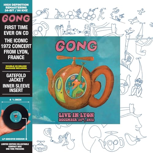 Gong - Live at Lyon Decembre 14th, 1972 - Import 2 CD Limited Edition