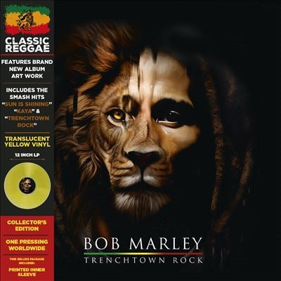 Bob Marley - Trenchtown Rock Vol.1 - Import Translucent Yellow Vinyl LP Record Limited Edition
