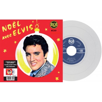 Elvis Presley - Ep Etranger No. 12 - Noel Avec Elvis - Import Translucent Vinyl 7Inch Single Record