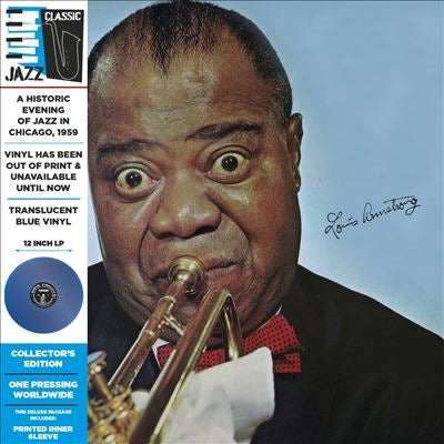 Louis Armstrong - The Definitive Album By Louis Armstrong - Import Blue Vinyl LP Record Limited Edition