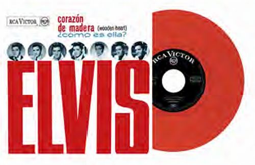 Elvis Presley - Corazon De Madera Spain Ver - Import Red Vinyl 7 inch Single Record