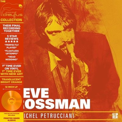Steve Grossman - With Michel Petrucciani (Deluxe Edition) - Import Orange Vinyl LP Recurd Limited Edition