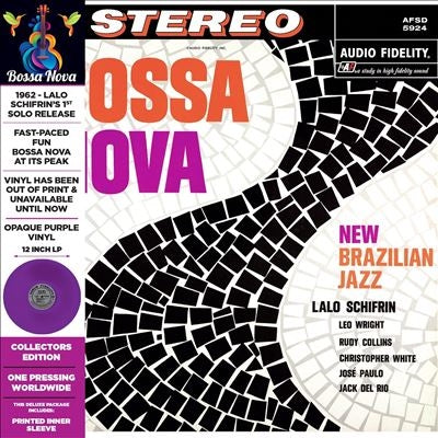 Lalo Schifrin - Bossa Nova (New Brazilian Jazz) - Import Colored Vinyl LP Record