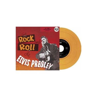 Elvis Presley - Ep Etranger N°19 - El Rock And Roll De Elvis Presley (Spain) - Import Orange Vinyl 7 Inch Single Record Limited Edition