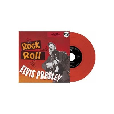 Elvis Presley - Ep Etranger N°19 - El Rock And Roll De Elvis Presley (Spain) - Import Red Vinyl 7 Inch Single Record Limited Edition