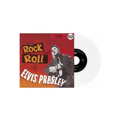 Elvis Presley - Ep Etranger N°19 - El Rock And Roll De Elvis Presley (Spain) - Import White Vinyl 7 Inch Single Record Limited Edition