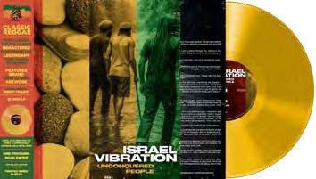 Israel Vibration - Unconquered People - Import Yellow Vinyl LP Record Limited Edition